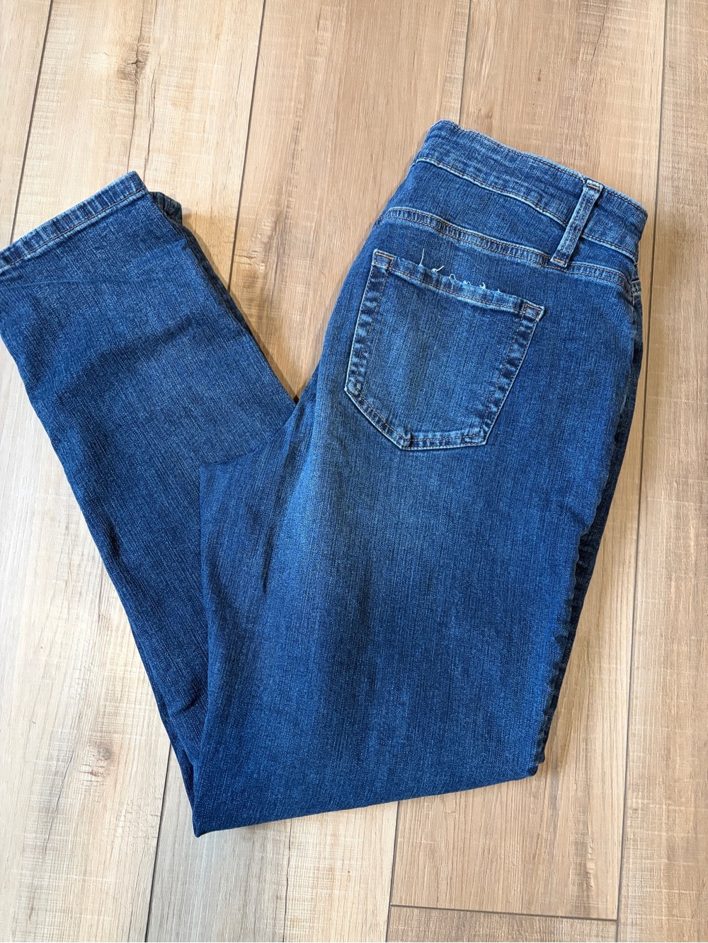 Maurices Dark Blue Straight Leg Jeans